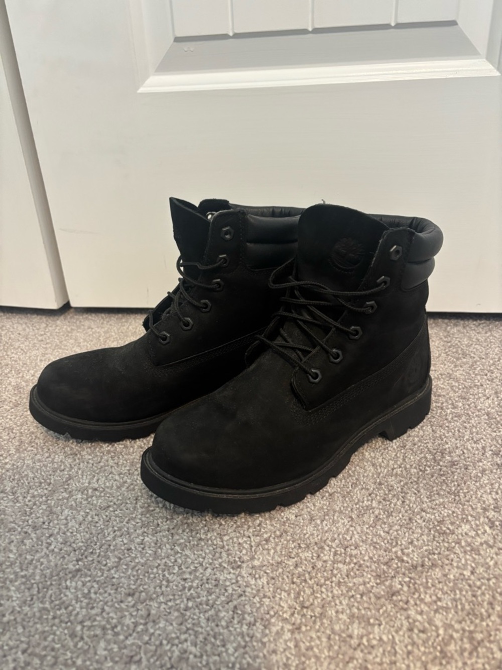 Timberland Women Black Lace-Up Boots
